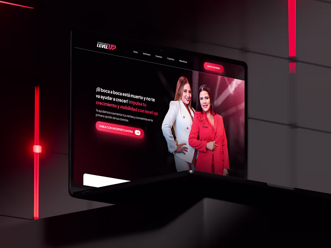 Cover image for Level UP — Website design