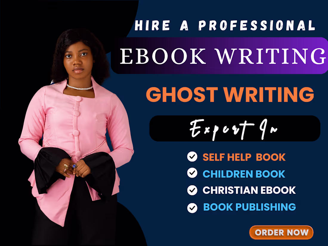Cover image for Expert Ghostwriting & Creative Storytelling