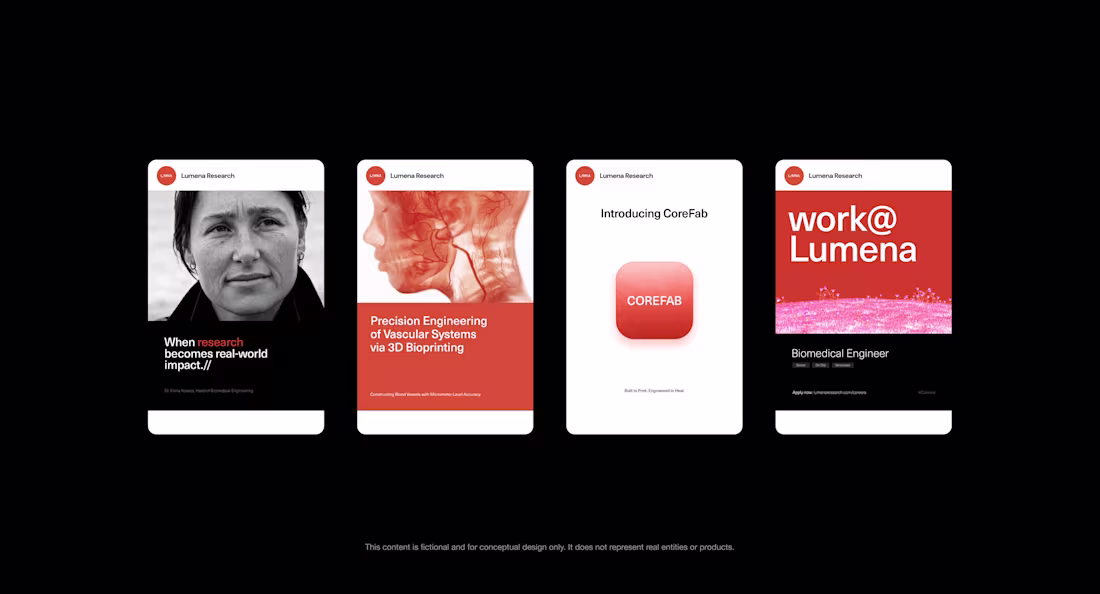 Cover image for Sharing a recent deep dive into social media design for Lume...