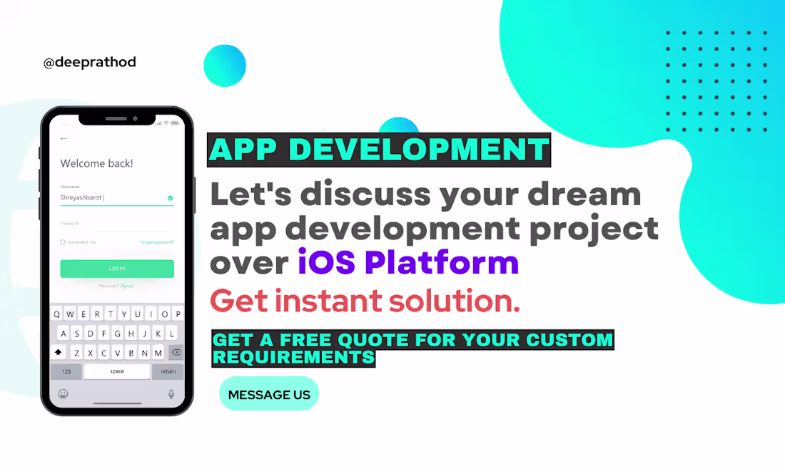 Cover image for iOS Application Development with Integrated Design