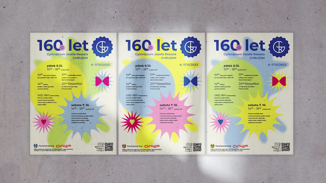 Cover image for lyceum anniversary posters on Behance