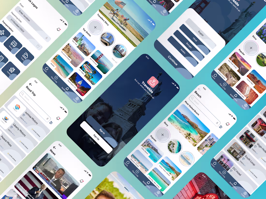 Cover image for Travel and Tourism App