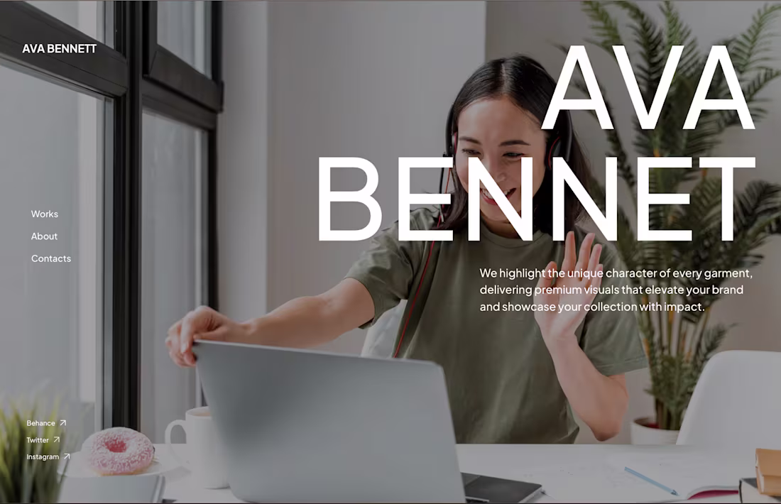 Cover image for Webflow Portfolio Template Design