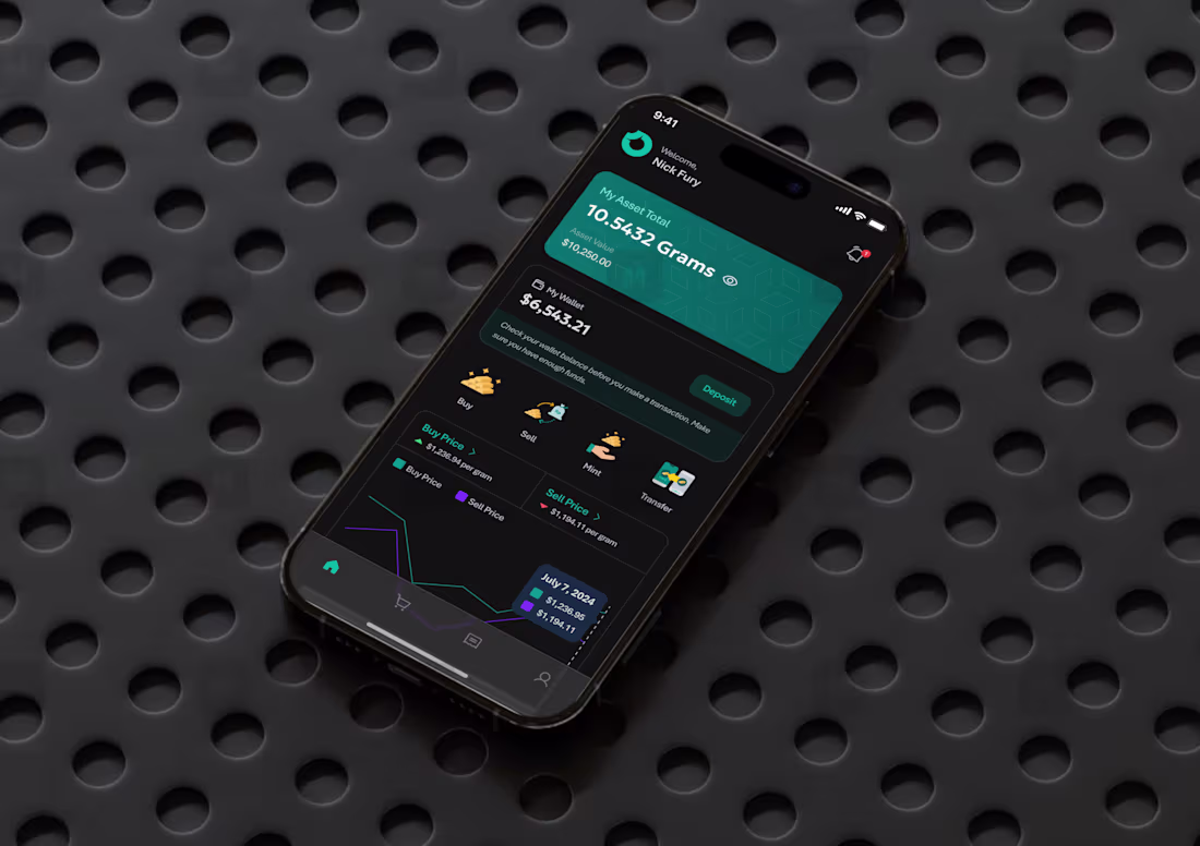 Cover image for  Gold Investment Mobile App