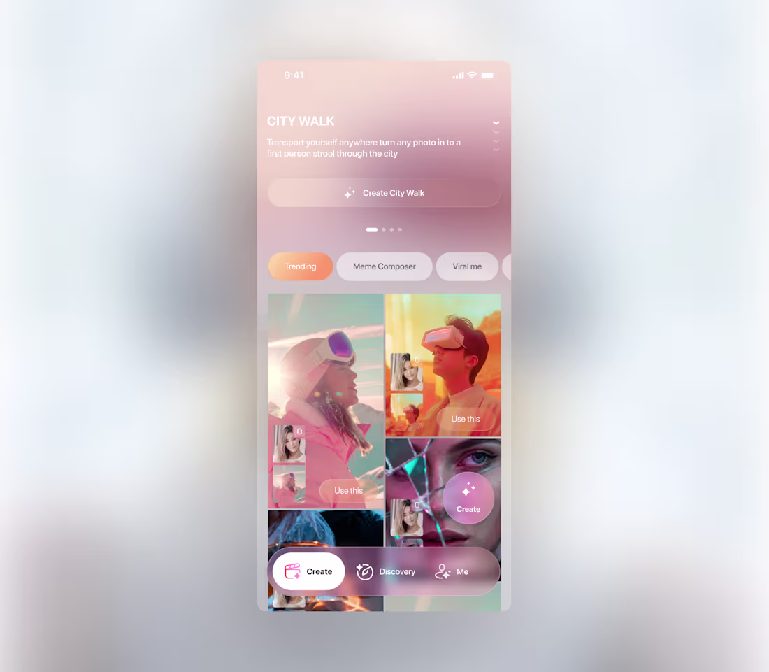 Cover image for Another AI product app done for one of my clients.