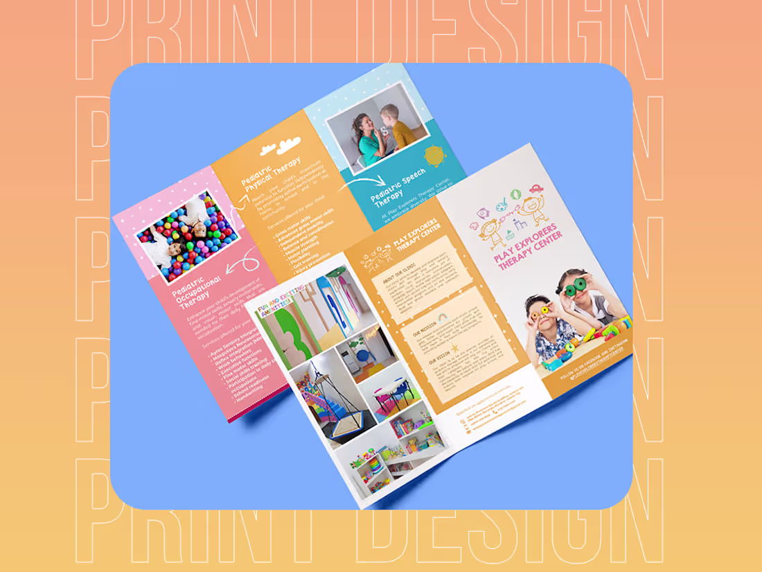 Cover image for Brochure Design for a Pediatric Clinic
