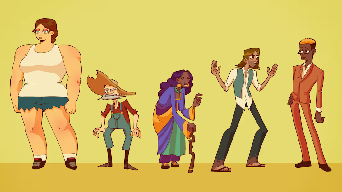 Cover image for Character designs for an independent IP with my production c...
