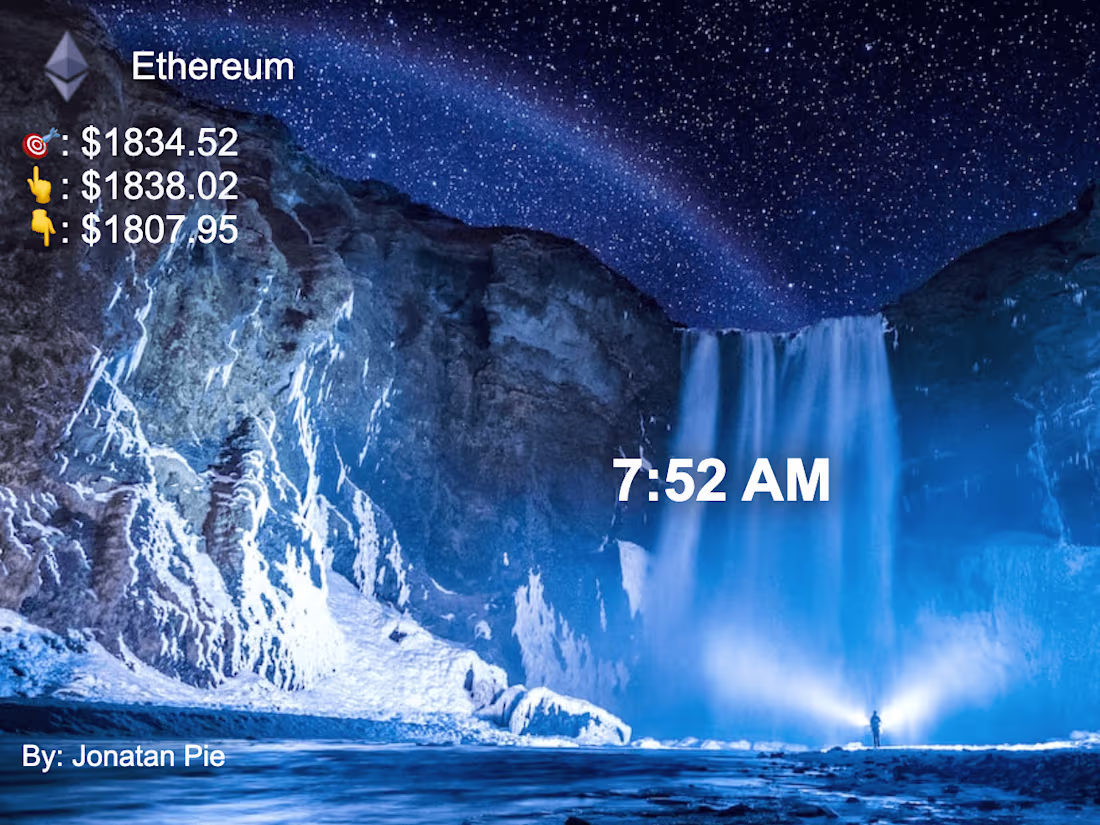 Cover image for Personal Dashboard