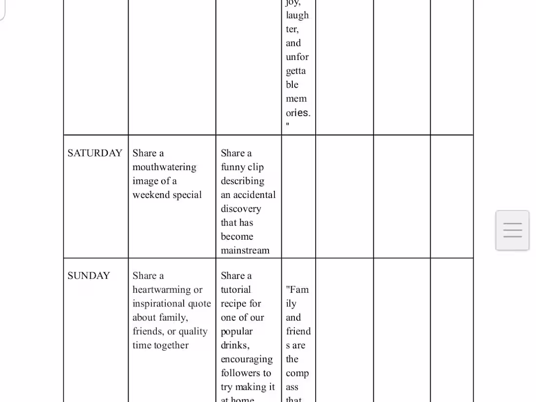 Cover image for Content calendar 
