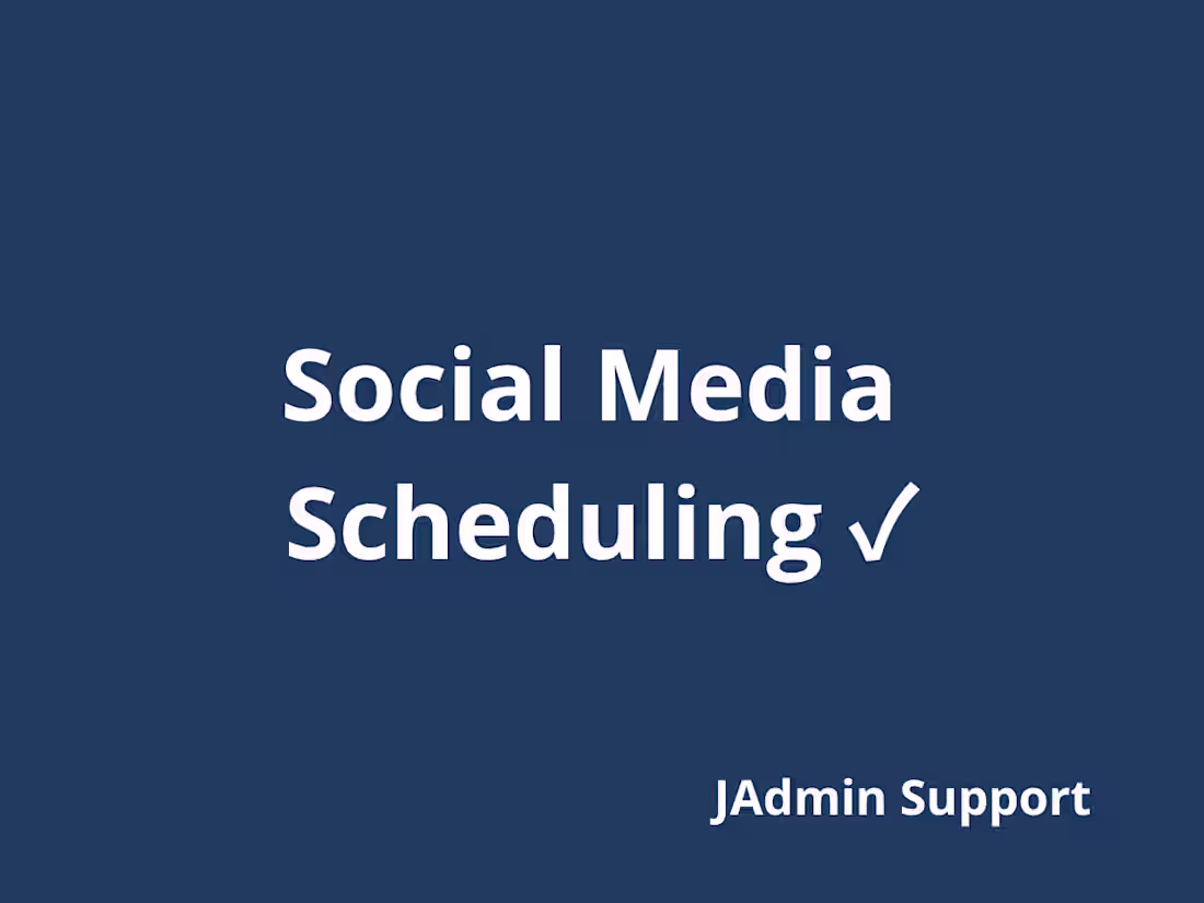 Cover image for Social Media Scheduling