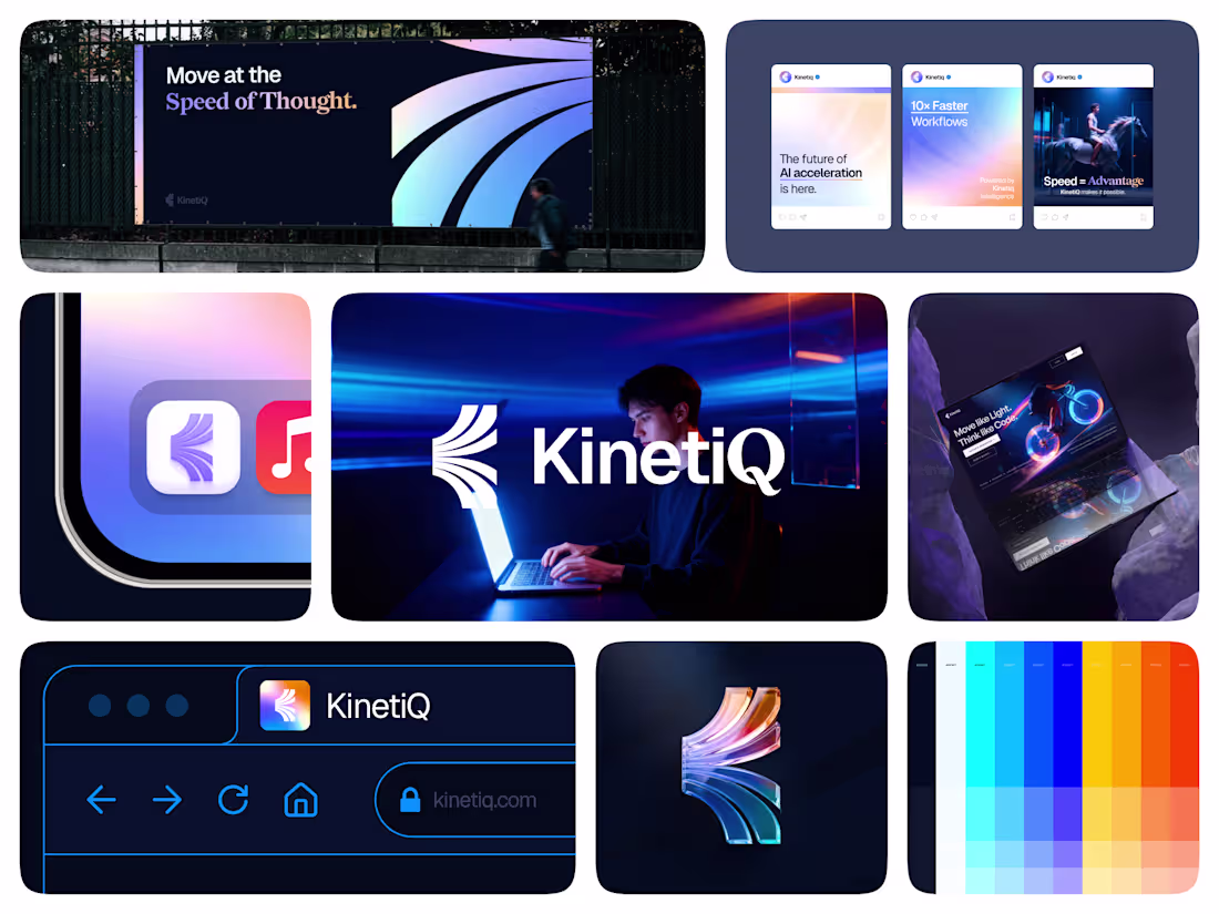 Cover image for KinetiQ Brand Identity