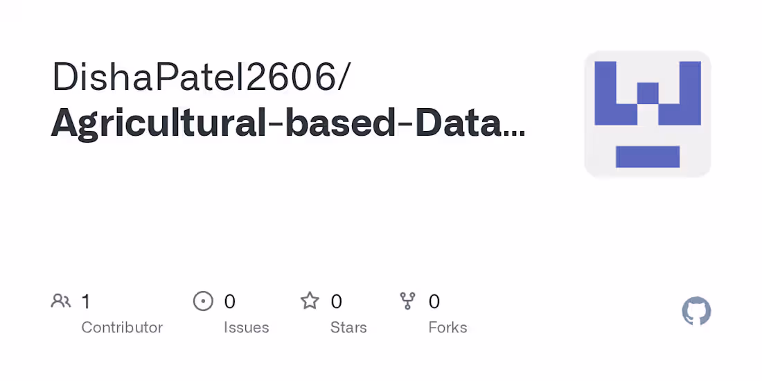 Cover image for Agricultural-based Data Warehouse Design