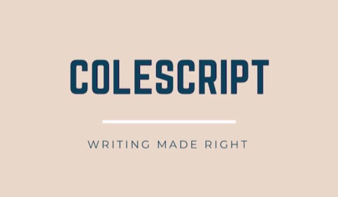 Cover image for Home | ColeScript Editing Service