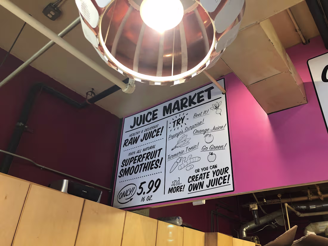 Cover image for Refreshed the inside menu and decor for bakery