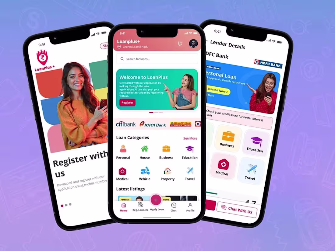 Cover image for Designed a modern fintech mobile