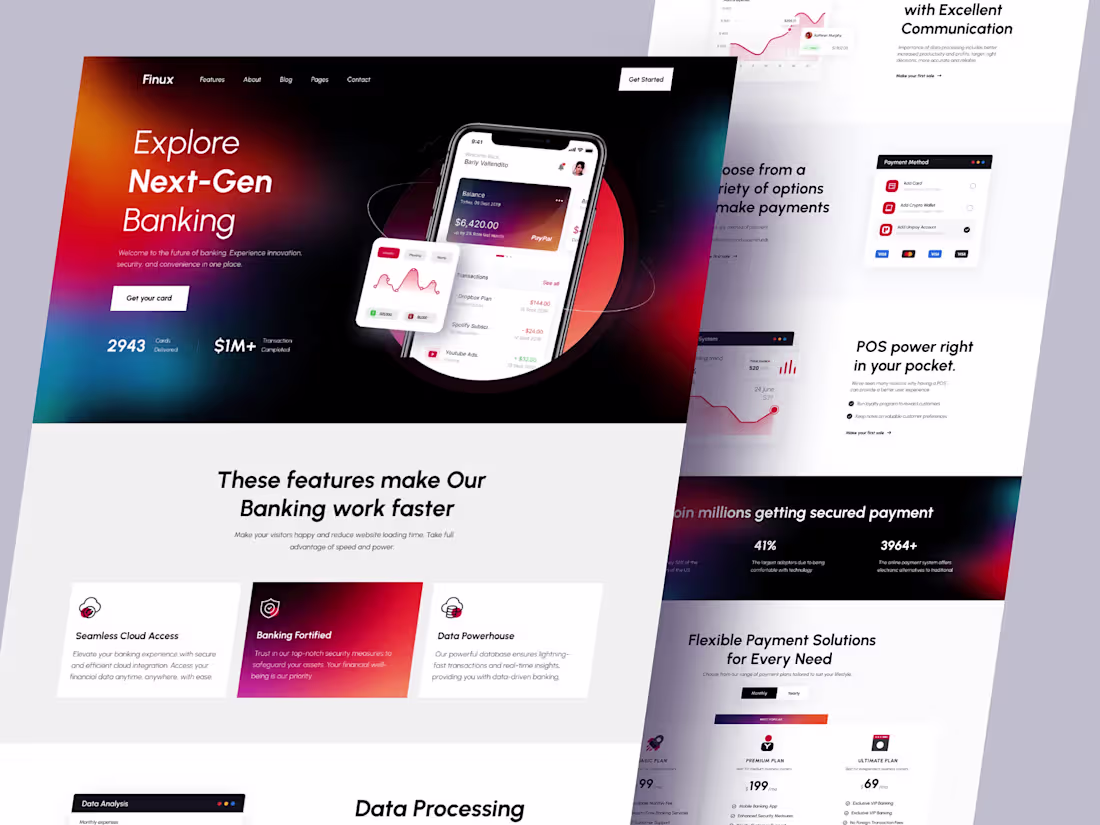 Cover image for SaaS Landing page collection