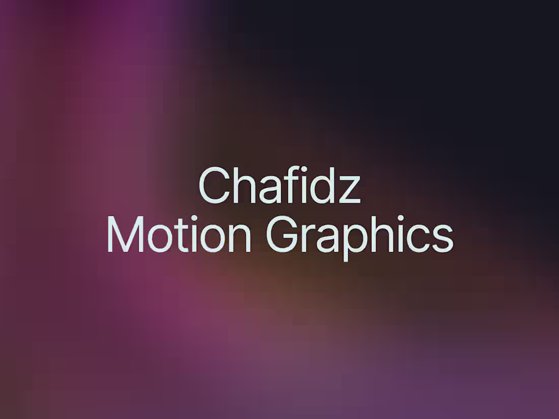 Cover image for I can make some Animation and Motion Designer of your Project