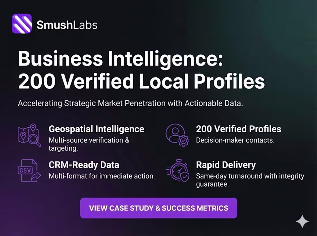 Cover image for Business Intelligence Brief: 200 Verified Local Service Profiles