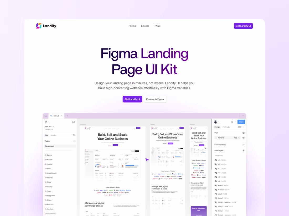 Cover image for Landify / Redesign & Framer Development