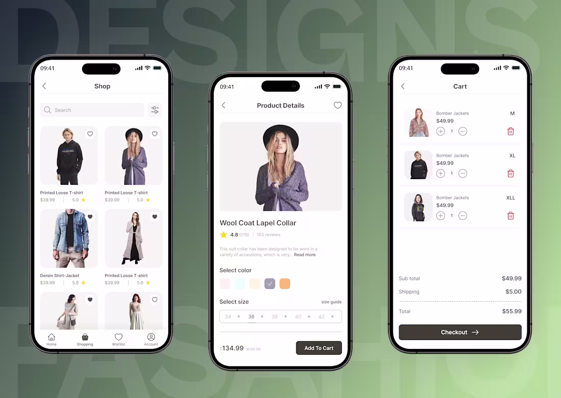 Cover image for E-Commerce Fashion App — Full
