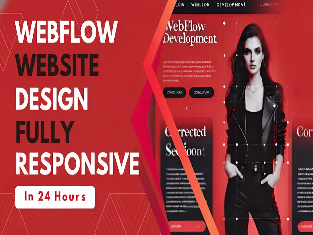 Cover image for You will get Creative Webflow Website Fully Responsive