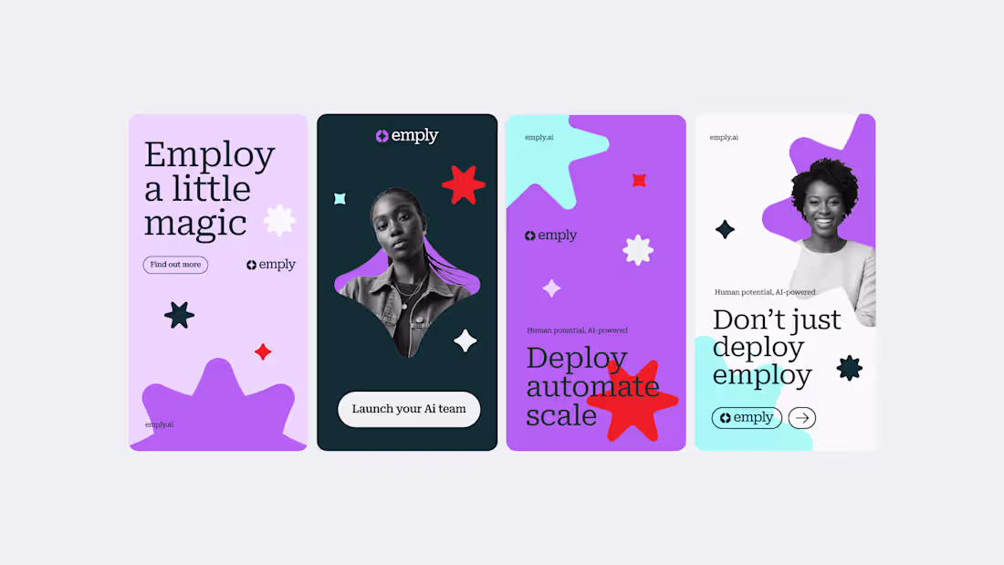 Cover image for Emply - Brand visual identity system