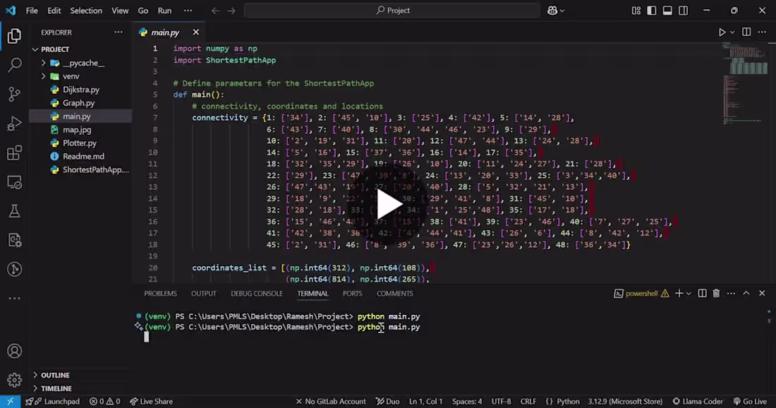 Cover image for Shortest Path Finder for University of Karachi