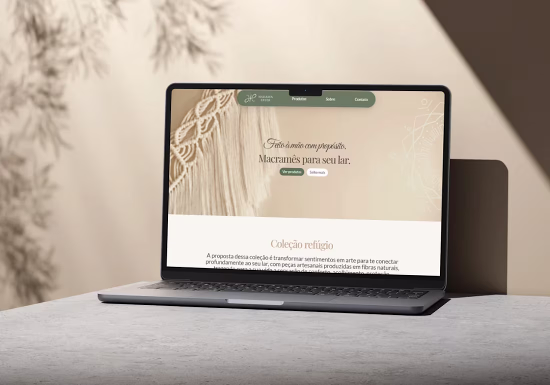 Cover image for He Macramê Portfolio Website