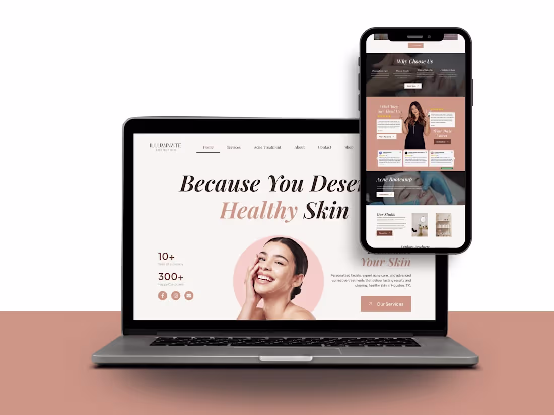 Cover image for Skin Studio Website | WordPress + SEO