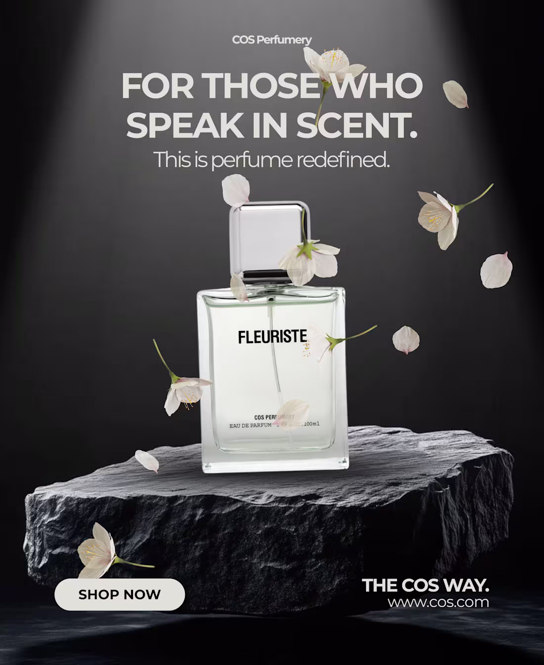 Cover image for COS Perfumery Flyer Design - An Int'l Perfume Brand 