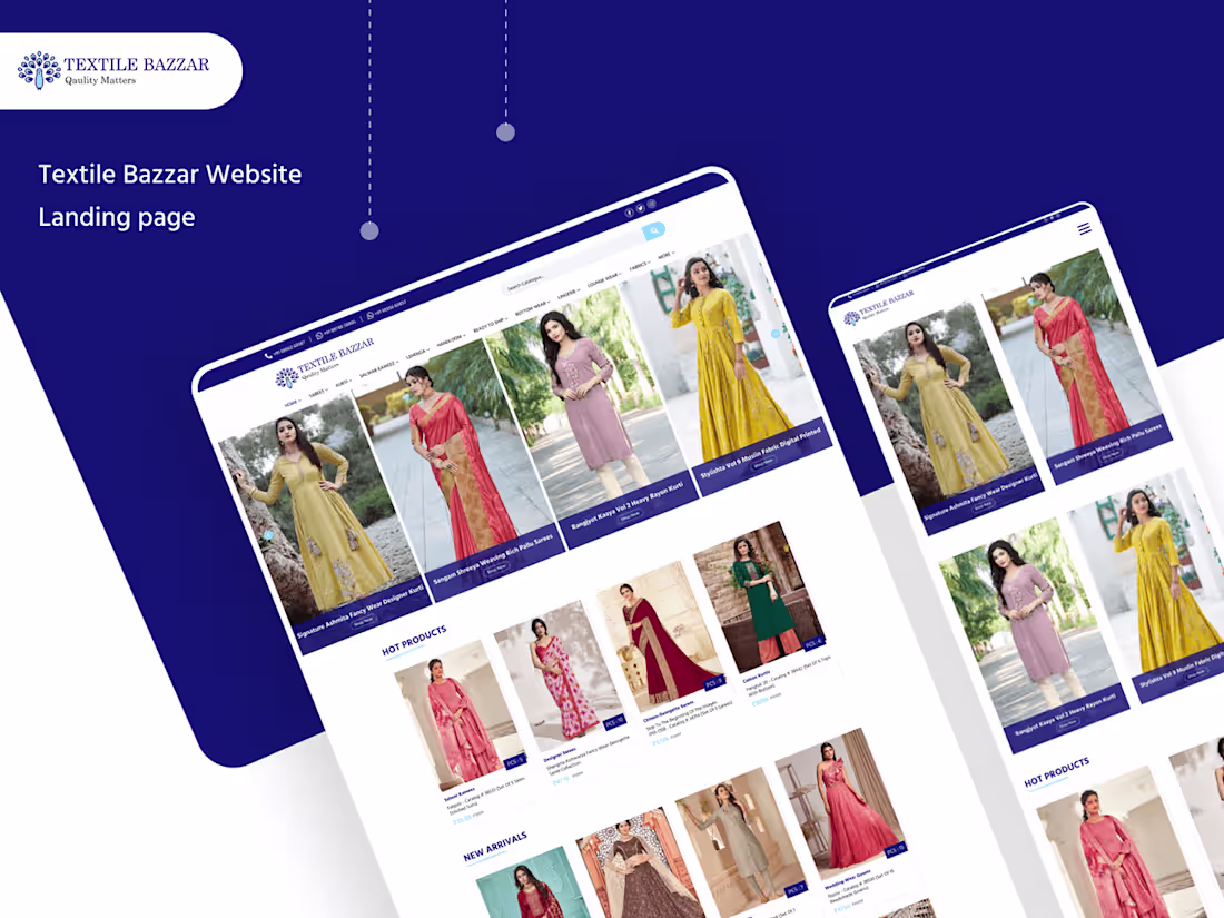 Cover image for Textile Bazzar - Your Gateway to Indian Elegance