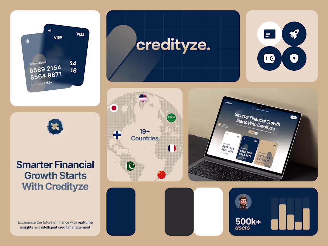 Cover image for Credityze - Visual Brand Identity