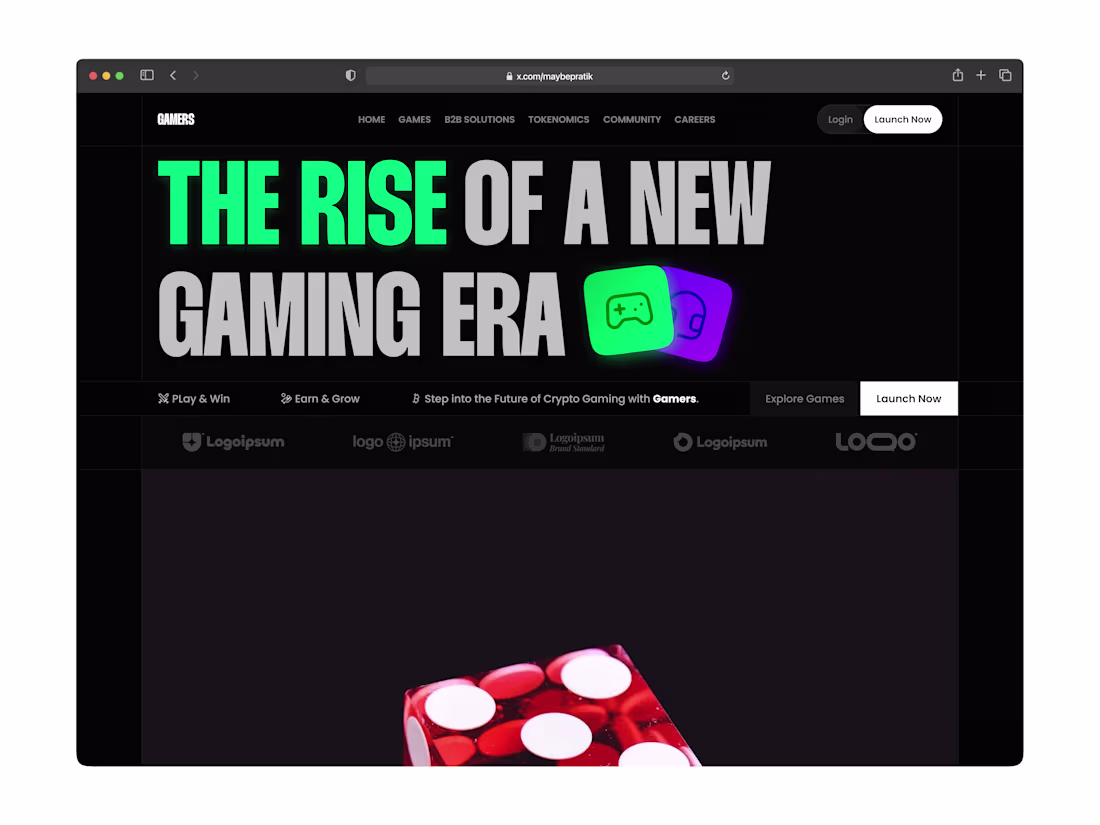 Cover image for Gamerge - Website Design