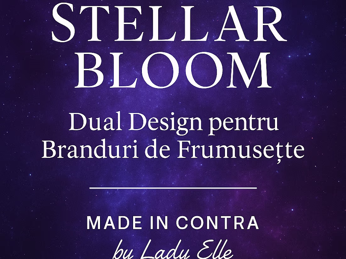 Cover image for Stellar Bloom – Dual Design pentru Branduri de Frumusețe”