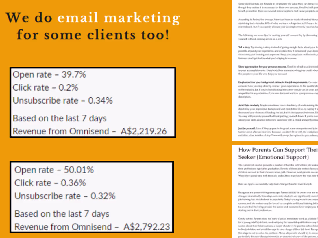 Cover image for Email Marketing (with Results)