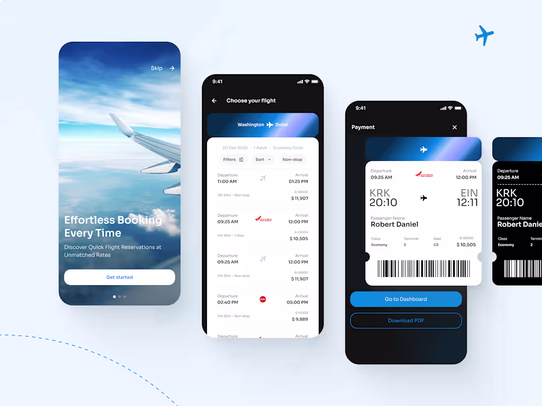 Cover image for Booking Mobile App Design