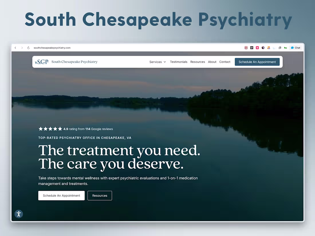 Cover image for A Digital Makeover for South Chesapeake Psychiatry