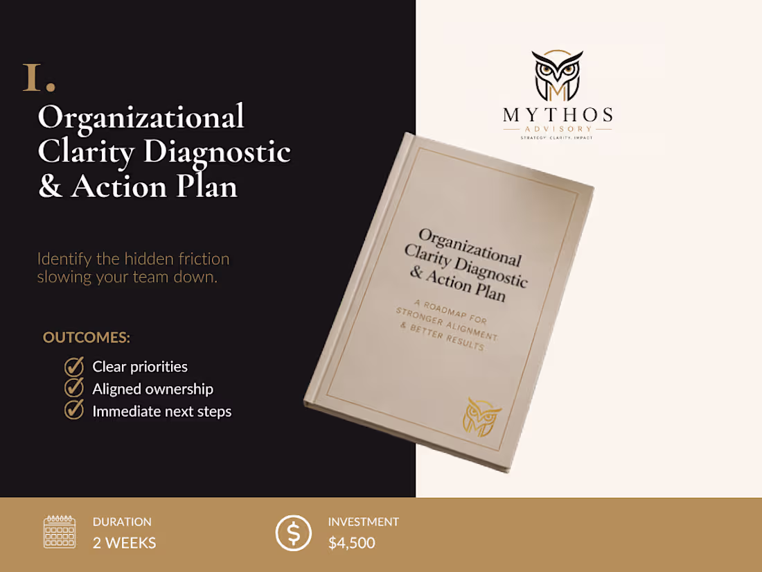 Cover image for Organizational Clarity Diagnostic & Action Plan