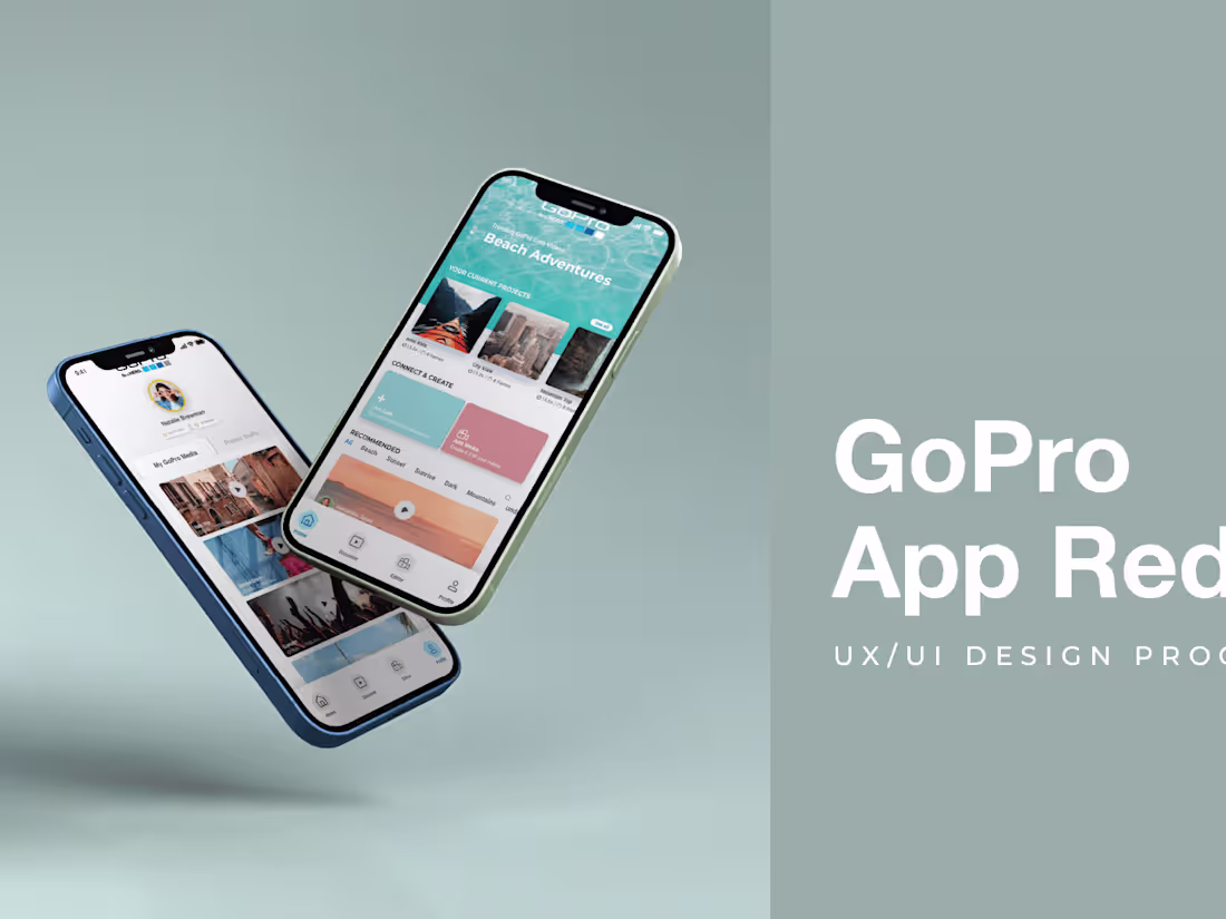 Cover image for UX/UI Mobile App Redesign for Go Pro App