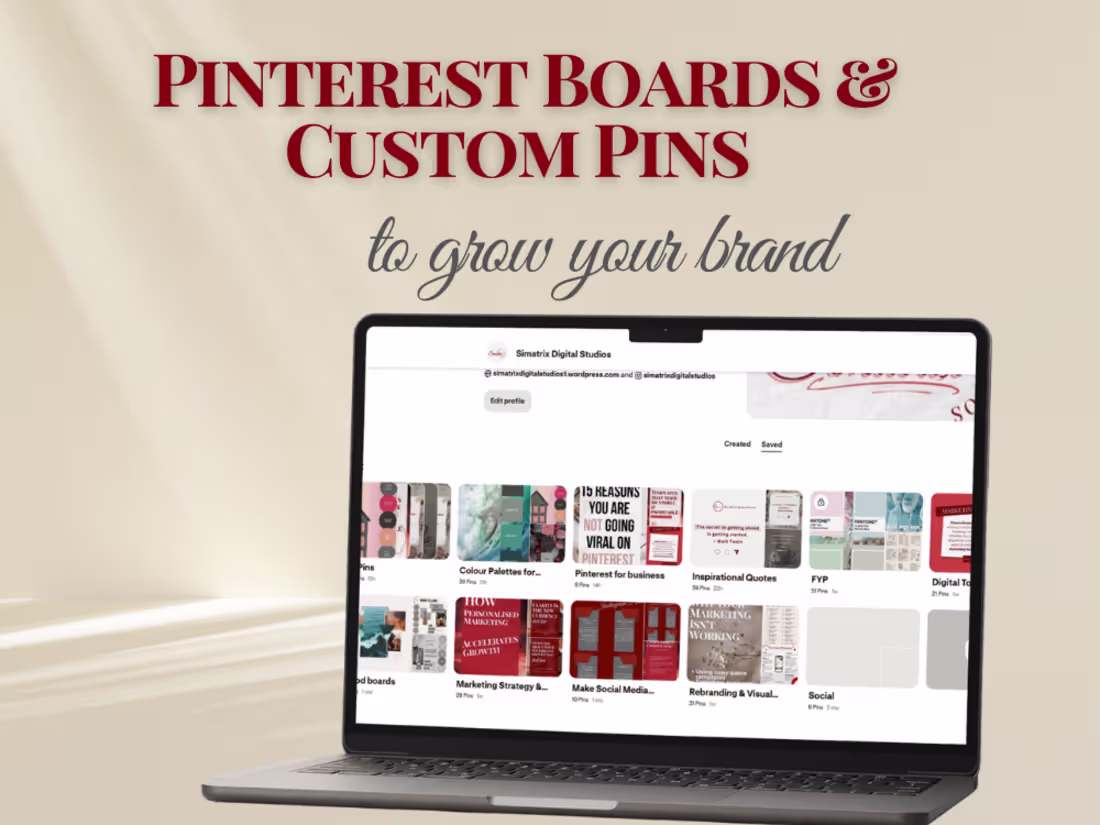 Cover image for Pinterest Board & Pin Setup + Content Strategy