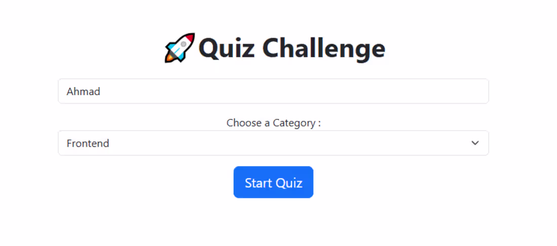 Cover image for Quiz App
An interactive quiz application
