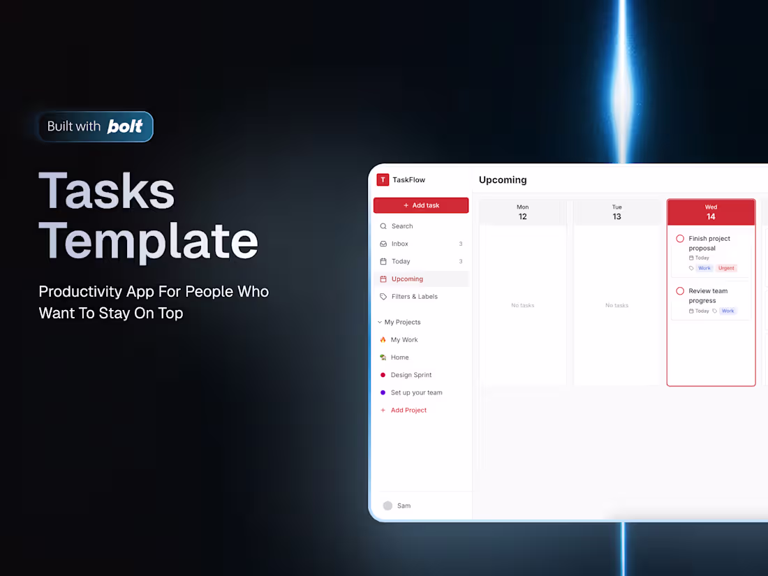 Cover image for Task Flow  – Smart Task Management Template
