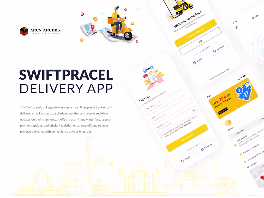 Cover image for SwiftParcel: Efficient Package Delivery Solutions