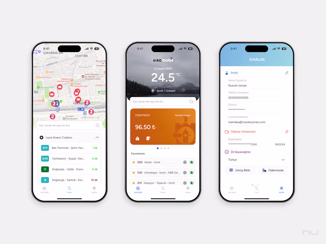 Cover image for Ekomobil: Real-Time Bus Tracking Interface