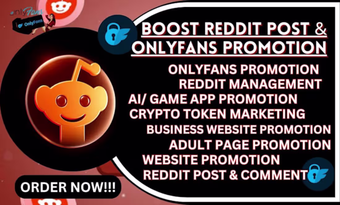 Cover image for I will do reddit post management for onlyfans promotion ai adul…
