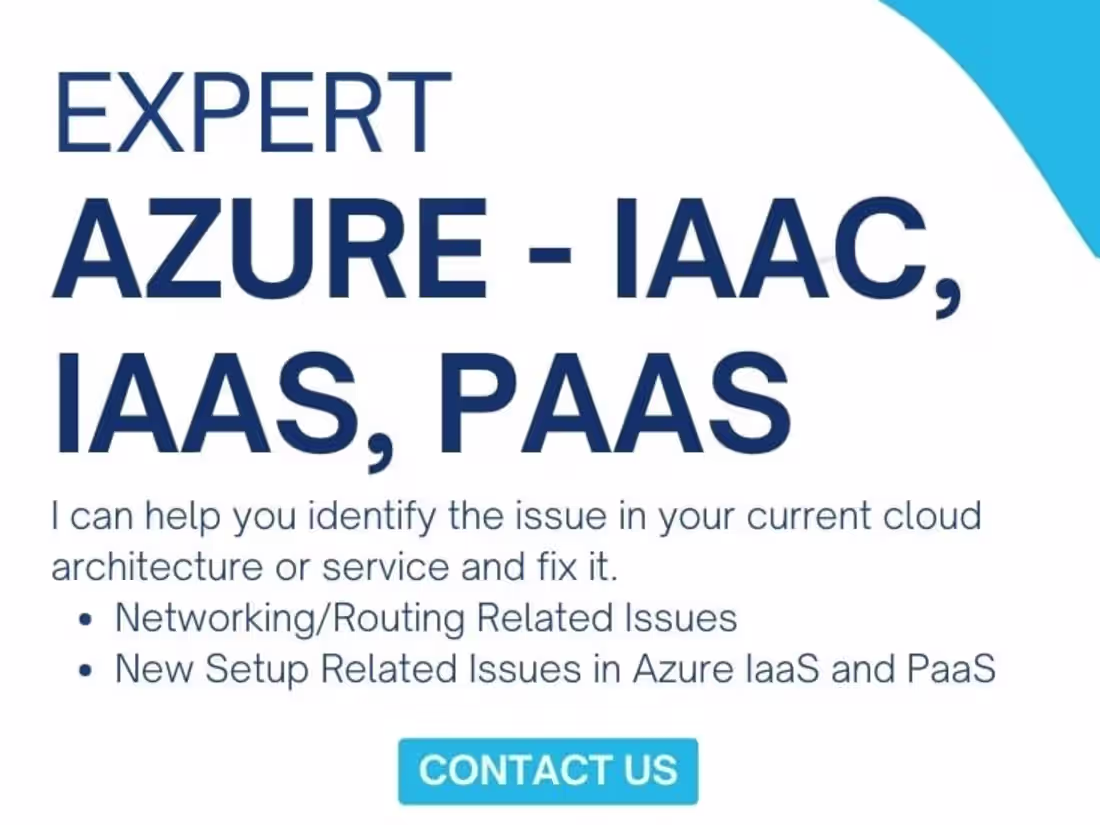 Cover image for Azure Cloud Infrastructure Architect