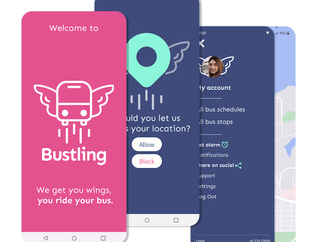 Cover image for Bustling App