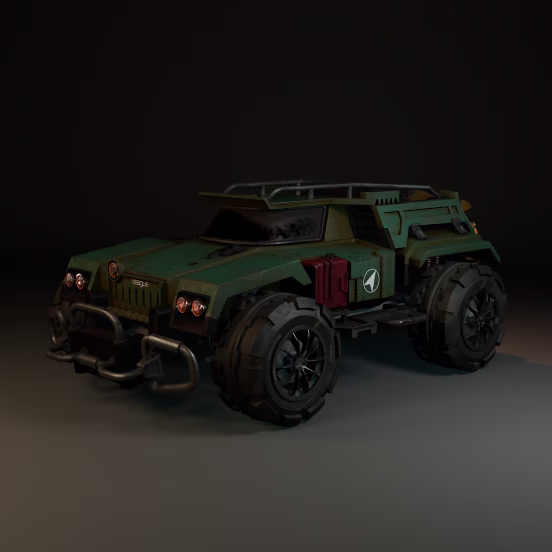 Cover image for rocket league car ,hard surface