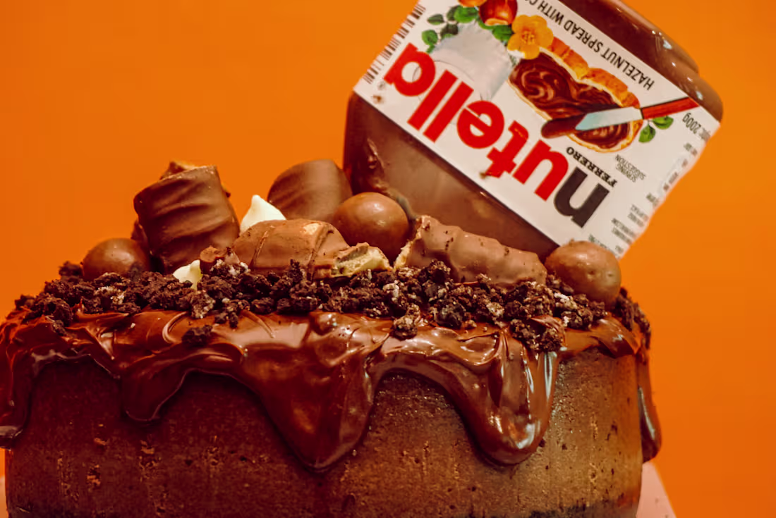 Cover image for Overload Nutella Cheesecake Photography 