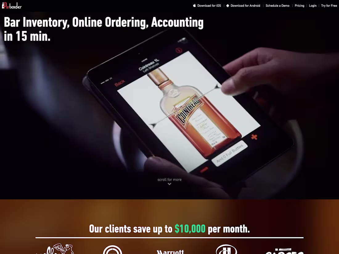 Cover image for Created a bar-centric inventory and